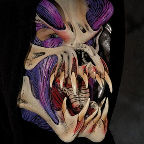Латексная маска «Хищник»